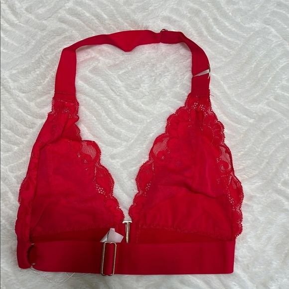 We Are HAH Groupie Bralette Red Lace Size XS NWT - Picture 10 of 10